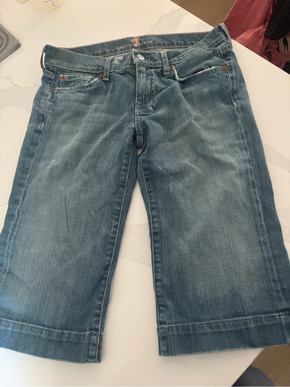 7 For All Mankind dojo Bermuda shorts size 28